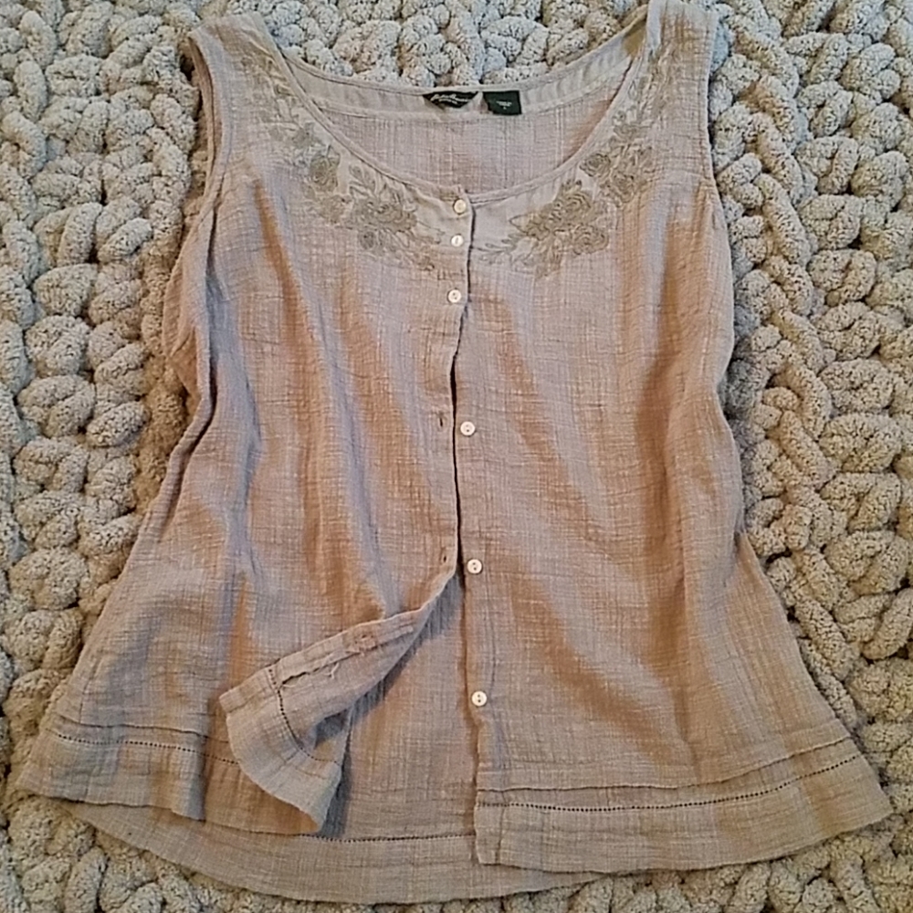 Eddie Bauer Cotton Summer Top Large